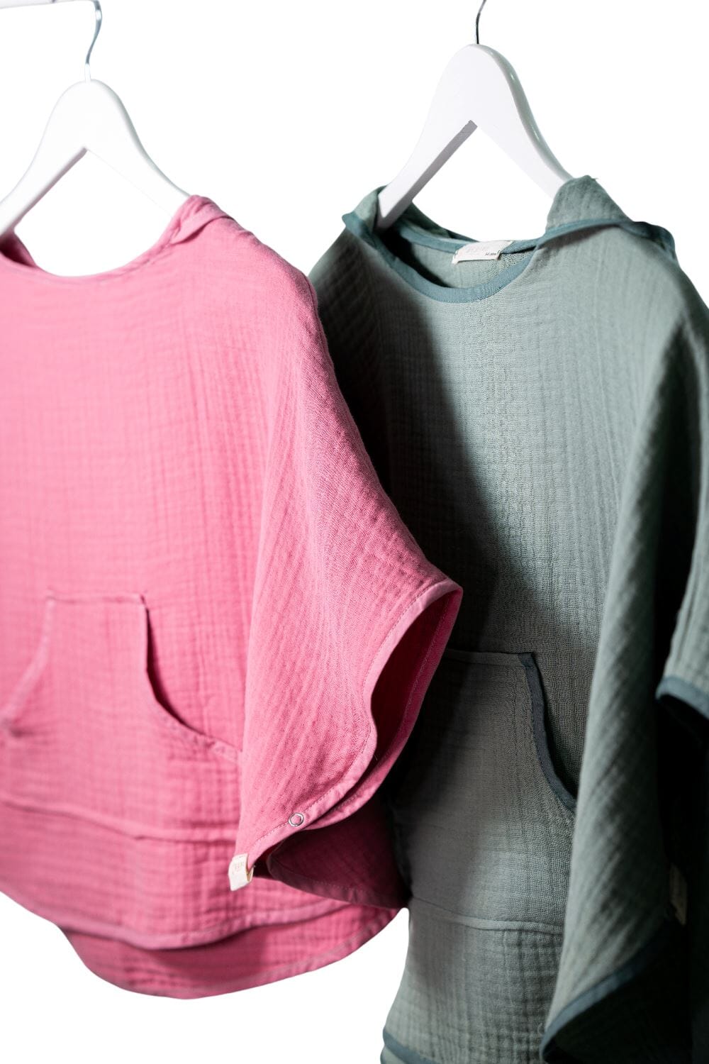 Musselin-Badeponcho - 100% Bio-Baumwolle